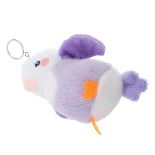 SOIMISS Papagei Schlüsselanhänger Plüsch Schlüsselanhänger Nymphensittich Gefüllte Tasche Cartoon Anhänger Tier Rucksack Anhänger Vogel Schlüsselanhänger Schultaschen Anhänger von SOIMISS
