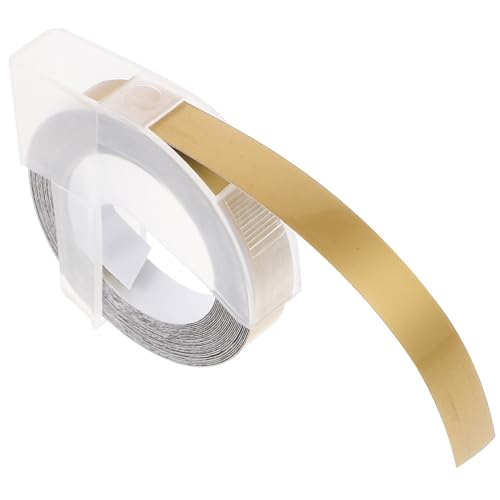 SOIMISS Prägeband Gold für Manuelle Etikettiergeräte Relief Etikettenband Kratzfest Langlebig Vielseitig Einsetzbar für Haushalt Büro und Schule Selbstklebend Klare Beschriftung SOIMISS Prägeband Gold für Manuelle Etikettiergeräte Relief Etikettenband Kratzfest Langlebig Vielseitig Einsetzbar für Haushalt Büro und Schule Selbstklebend Klare Beschriftung von SOIMISS