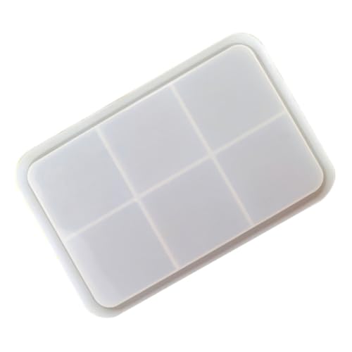 SOIMISS Praktische DIY Silikonform Tablett mit Griff Kristallklarer Epoxidharz Gießform für Kreative Bastelarbeiten Vielseitige Silikon Tray Mould zum Herstellen Individueller SOIMISS Praktische DIY Silikonform Tablett mit Griff Kristallklarer Epoxidharz Gießform für Kreative Bastelarbeiten Vielseitige Silikon Tray Mould zum Herstellen Individueller von SOIMISS