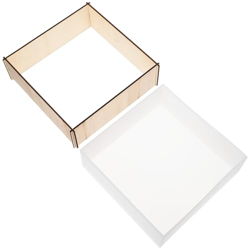 SOIMISS Quadratische Silikonform DIY Bastelset Flexibel Wiederverwendbar Langlebig für Desktop Dekoration Foto Pflanzen Konservierung Harz Gießform für Kreative Handarbeiten von SOIMISS