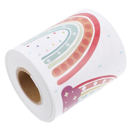 SOIMISS Rainbow Chalkboard Border Sticker Selbstklebend Klassenzimmer Deko Regenbogenrahmen für Schulanfang und Lehrerbedarf SOIMISS Rainbow Chalkboard Border Sticker Selbstklebend Klassenzimmer Deko Regenbogenrahmen für Schulanfang und Lehrerbedarf von SOIMISS