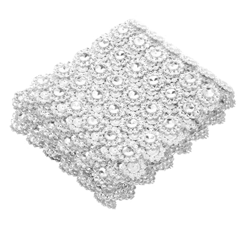 SOIMISS Reihiges Strassband Sonnenblumen Design Dekoratives Zuschneidbares Strassband Rollenband für Kleidung Taschen DIY Bastelprojekte Silbernes Langlebiges Kunststoff Mesh SOIMISS Reihiges Strassband Sonnenblumen Design Dekoratives Zuschneidbares Strassband Rollenband für Kleidung Taschen DIY Bastelprojekte Silbernes Langlebiges Kunststoff Mesh von SOIMISS