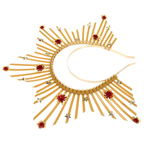 SOIMISS Retro Sonnenstrahlen Haarreif Krone Damen Party Haarband Leichtes Metall Kunststoff Accessoire für Halloween Festliche Vintage Kopfbedeckung SOIMISS Retro Sonnenstrahlen Haarreif Krone Damen Party Haarband Leichtes Metall Kunststoff Accessoire für Halloween Festliche Vintage Kopfbedeckung von SOIMISS