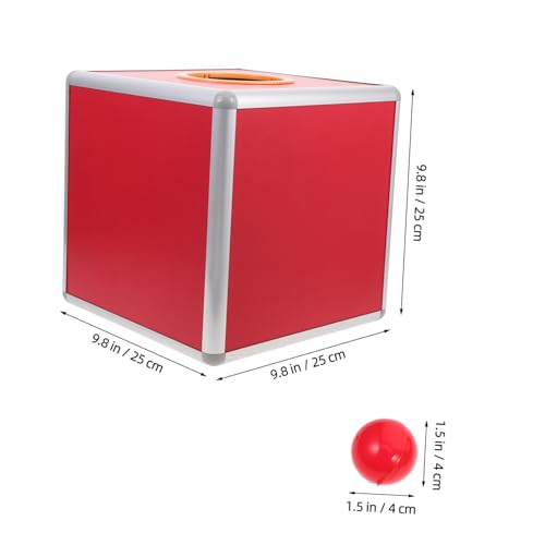 SOIMISS Rote Quadratische Lotteriebox mit Roten Bällen Multifunktionale Spenden und Wahlurne für Partys Spiele Firmenveranstaltungen Individuell Gestaltbar Vielseitig Einsetzbar SOIMISS Rote Quadratische Lotteriebox mit Roten Bällen Multifunktionale Spenden und Wahlurne für Partys Spiele Firmenveranstaltungen Individuell Gestaltbar Vielseitig Einsetzbar von SOIMISS
