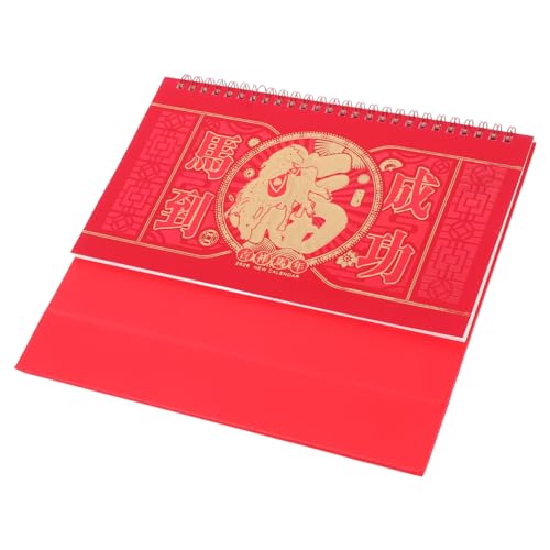 SOIMISS Roter Schreibtischkalender mit Stehfunktion Praktischer Tagesplaner und Notizblock für Home Office und Schule Design mit Chinesischen Motiven SOIMISS Roter Schreibtischkalender mit Stehfunktion Praktischer Tagesplaner und Notizblock für Home Office und Schule Design mit Chinesischen Motiven von SOIMISS