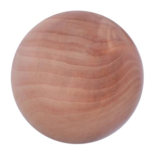 SOIMISS Runde Unbemalte Holzkugeln Naturholz Glatte Oberfläche für DIY Bastelprojekte und Unvollendetes Holzhandwerk von SOIMISS