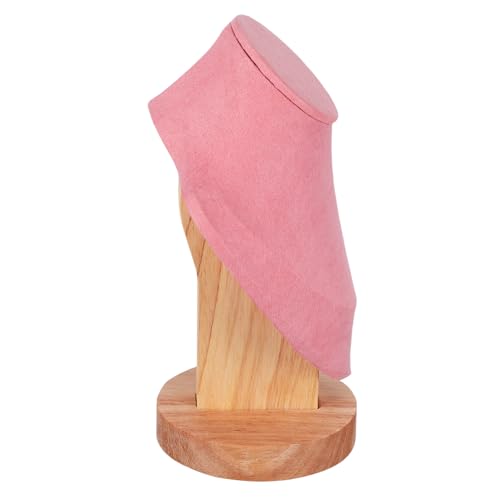 SOIMISS Schmuckständer für Halsketten und Anhänger Multifunktionaler Schmuckhalter mit Dekorativem Rosa Mannequin büste und Kompakter Holzbasis Platzsparend für Mädchen Frauen Zuhause und SOIMISS Schmuckständer für Halsketten und Anhänger Multifunktionaler Schmuckhalter mit Dekorativem Rosa Mannequin büste und Kompakter Holzbasis Platzsparend für Mädchen Frauen Zuhause und von SOIMISS
