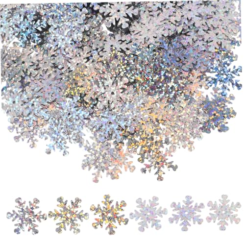 SOIMISS Schneeflocken Pailletten Glitzer für DIY Basteln Funkelnde Schneeflocken Streudeko für Weihnachten Vielseitige Dekoration für Kleidung Ohrringe und Winter Accessoires SOIMISS Schneeflocken Pailletten Glitzer für DIY Basteln Funkelnde Schneeflocken Streudeko für Weihnachten Vielseitige Dekoration für Kleidung Ohrringe und Winter Accessoires von SOIMISS