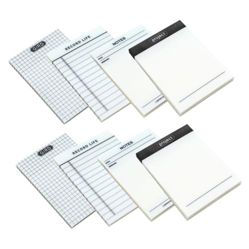 SOIMISS Selbstklebende Haftnotizen Transparent Multi funktionale Memo Sticker Bürobedarf Schreibwaren Für Schule Zuhause Planer To do listen Notizblock von SOIMISS