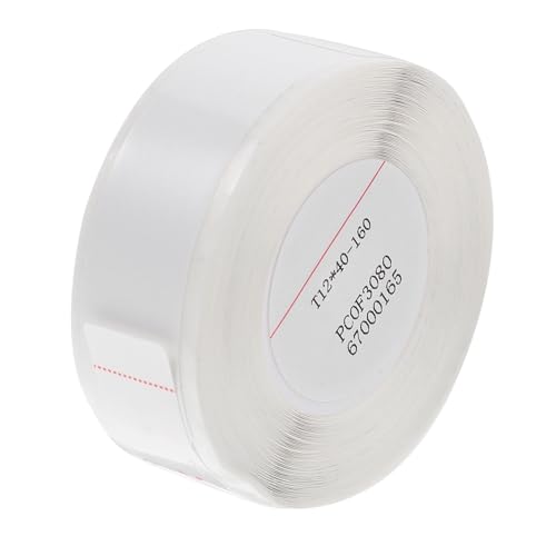 SOIMISS Selbstklebendes Thermoetikettenpapier Wasserdichtes Label Paper für Etikettendrucker zum Beschriften und Organisieren von Dokumenten Behältern Kabeln und Mehr von SOIMISS