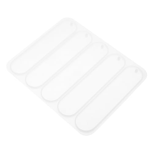 SOIMISS Silikon Lesezeichenform Oval Flexibel Wiederverwendbar DIY Epoxidharz Gießen Lesezeichen Silikonform zum Basteln mit Getrockneten Blumen Glitzer für Kreative Buchzeichen SOIMISS Silikon Lesezeichenform Oval Flexibel Wiederverwendbar DIY Epoxidharz Gießen Lesezeichen Silikonform zum Basteln mit Getrockneten Blumen Glitzer für Kreative Buchzeichen von SOIMISS