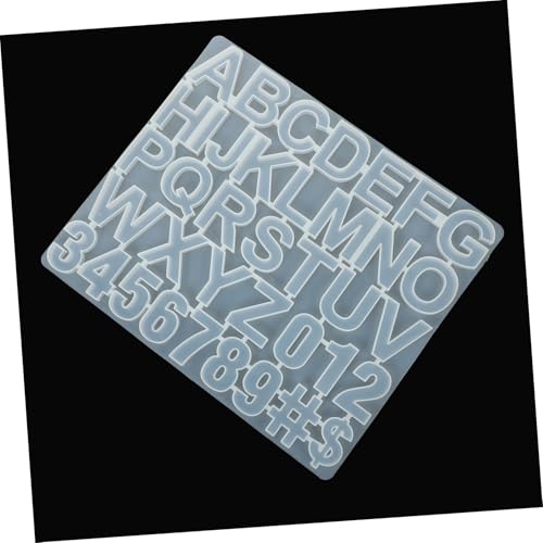 SOIMISS Silikonform Buchstaben und Zahlen Alphabet Gießform für Epoxidharz DIY Schmuckanhänger Bastelset Wiederverwendbar Leicht zu Reinigen Geeignet für Kreative Handarbeiten SOIMISS Silikonform Buchstaben und Zahlen Alphabet Gießform für Epoxidharz DIY Schmuckanhänger Bastelset Wiederverwendbar Leicht zu Reinigen Geeignet für Kreative Handarbeiten von SOIMISS