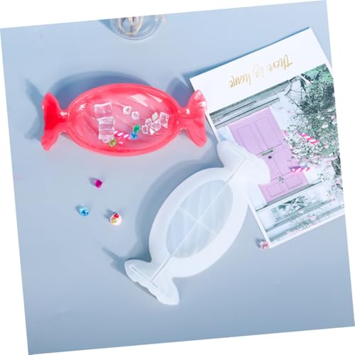 SOIMISS Silikonform Candy Dish Mould Langlebig und Reißfest Praktische DIY Kristall Epoxidharz Gießform Sicherer Lebensmittelechter Silikon Teller für Kreative Gießen Projekte von SOIMISS