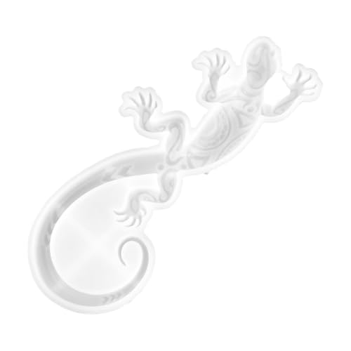 SOIMISS Silikonform Gecko DIY Gießform für Wanddekoration Epoxidharz Kunsthandwerk Wandanhänger Basteln Kreativset von SOIMISS