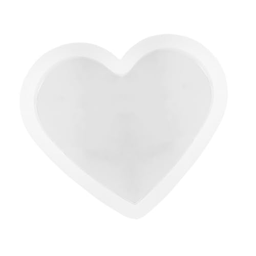 SOIMISS Silikonform Herzform Langlebig und Reißfest für DIY Epoxidharz Untersetzer Gießform Liebe Design Lebensmittelecht für Kreative Bastelprojekte von SOIMISS