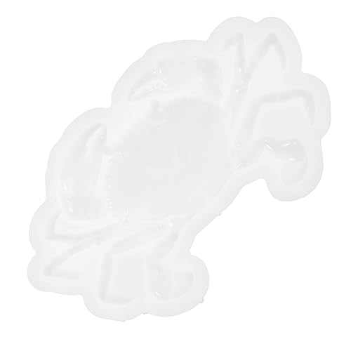 SOIMISS Silikonform Krabben Schlüsselanhänger Epoxidharz Gießform Antihaft Flexibel Langlebig für DIY Tier Anhänger Bastelornament Weiß SOIMISS Silikonform Krabben Schlüsselanhänger Epoxidharz Gießform Antihaft Flexibel Langlebig für DIY Tier Anhänger Bastelornament Weiß von SOIMISS