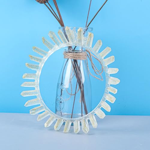 SOIMISS Silikonform Kronenform für DIY Resin Gießen Flexible Wiederverwendbare Silikon Gießform für Handgemachte Kristalldekorationen Einfach zu Reinigen und Langlebig von SOIMISS