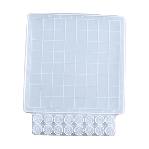 SOIMISS Silikonform Schachbrett und Schachfiguren Flexible Langlebige Epoxidharz Gießform für DIY Resin Schachspiel Glatte Oberfläche Mehrfach Wiederverwendbar für Familie SOIMISS Silikonform Schachbrett und Schachfiguren Flexible Langlebige Epoxidharz Gießform für DIY Resin Schachspiel Glatte Oberfläche Mehrfach Wiederverwendbar für Familie von SOIMISS