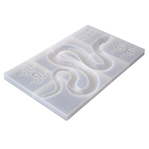 SOIMISS Silikonform Schlangenform Große Wiederverwendbare Gießform aus Langlebigem Material für Resin Epoxidharz DIY Schmuckherstellung Basteln mit Feiner Detailstruktur und SOIMISS Silikonform Schlangenform Große Wiederverwendbare Gießform aus Langlebigem Material für Resin Epoxidharz DIY Schmuckherstellung Basteln mit Feiner Detailstruktur und von SOIMISS