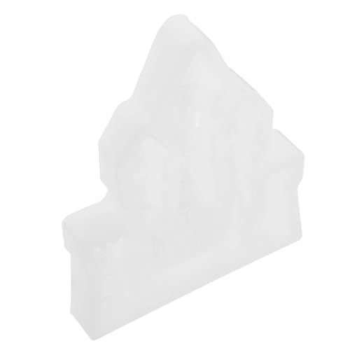 SOIMISS Silikonform Schloss Gießform Epoxidharz DIY Flexible Langlebige Silikonform für Detailliertes Basteln und Einfaches Entformen Geeignet für Kreative Epoxidharzprojekte von SOIMISS