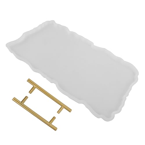SOIMISS Silikonform Tablett mit Griffen Epoxidharz Tray Gießform für Diy Schmuckschale und Dekoration Robustes Weiches Silikon Einfach Entformbar Vielseitig für Heimdeko und Bastelprojekte SOIMISS Silikonform Tablett mit Griffen Epoxidharz Tray Gießform für Diy Schmuckschale und Dekoration Robustes Weiches Silikon Einfach Entformbar Vielseitig für Heimdeko und Bastelprojekte von SOIMISS