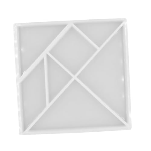 SOIMISS Silikonform Tangram Puzzle Epoxidharz Gießform DIY Kristall Silikonform Sicher Praktisch Kreativ für Resin Art Geschenk von SOIMISS