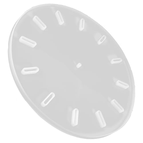 SOIMISS Silikonform für Uhr DIY Epoxidharz Gießform Runde und Quadratische Uhr Silikon Gießform Flexibel Langlebig Widerstandsfähig für Wanduhren Kunsthandwerk Resin Uhrformen von SOIMISS