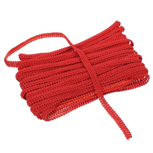 SOIMISS Sofa und Vorhang Bortenbesatz Wellenförmiges Langlebiges Polyester Fransenband für DIY Näharbeiten Heimdekoration Kissen und Vorhangverzierung Leuchtendes Rot SOIMISS Sofa und Vorhang Bortenbesatz Wellenförmiges Langlebiges Polyester Fransenband für DIY Näharbeiten Heimdekoration Kissen und Vorhangverzierung Leuchtendes Rot von SOIMISS