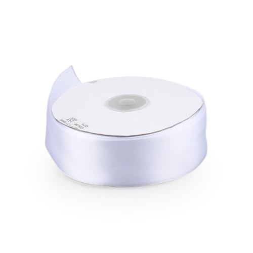 SOIMISS Solid Weißes Grosgrain Geschenkband aus Polyester Breit für Geschenkverpackung Basteln und Dekoration Hochwertiges Geschenkband Draht SOIMISS Solid Weißes Grosgrain Geschenkband aus Polyester Breit für Geschenkverpackung Basteln und Dekoration Hochwertiges Geschenkband Draht von SOIMISS