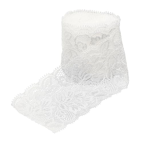 SOIMISS Spitzenbesatz für DIY Dekoration Elastisches Spitzenband für Bekleidungsverzierung Hochzeitseinladungen Tischläufer und Bastelprojekte von SOIMISS
