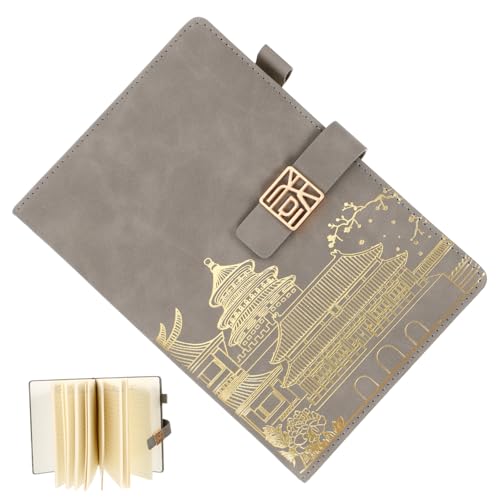 SOIMISS Style Vintage Notizbuch mit Verschluss Kompaktes Dickes Planer Notizbuch für Studenten Tagesplaner Multifunktionales Schreibheft mit Stiftschlaufe für Journal Reise Kreatives SOIMISS Style Vintage Notizbuch mit Verschluss Kompaktes Dickes Planer Notizbuch für Studenten Tagesplaner Multifunktionales Schreibheft mit Stiftschlaufe für Journal Reise Kreatives von SOIMISS