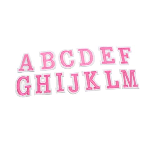 SOIMISS Teiliges DIY Bügel mit Rosa Alphabet Stoffpatches Selbstklebend Aufbügeln Vielseitige Näh und Reparaturapplikationen für Kleidung Taschen Jacken Kindertextilien und Accessoires SOIMISS Teiliges DIY Bügel mit Rosa Alphabet Stoffpatches Selbstklebend Aufbügeln Vielseitige Näh und Reparaturapplikationen für Kleidung Taschen Jacken Kindertextilien und Accessoires von SOIMISS