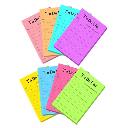 SOIMISS Teiliges Fluoreszierende Memo sticker Selbstklebende Notizblöcke mit Tiermotiven Tragbare Haftnotizen für Büro Schule und Zuhause Wiederablösbar Vielseitig Verwendbar von SOIMISS
