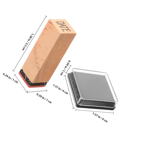 SOIMISS Teiliges Holzstempel Wochenzahlen und Buchstaben Leichtes Scrapbooking zubehör für DIY Tagebücher Kreative Holzstempel für Individuelle Gestaltung und Geschenkideen von SOIMISS