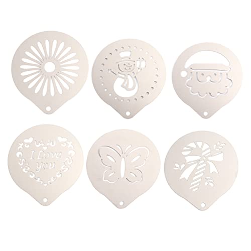 SOIMISS Teiliges Kaffee Schablonen aus DIY Cappuccino Latte Milchkünstler Template für Kreative Kaffee Dekorationen Einfach zu Reinigen Verwenden SOIMISS Teiliges Kaffee Schablonen aus DIY Cappuccino Latte Milchkünstler Template für Kreative Kaffee Dekorationen Einfach zu Reinigen Verwenden von SOIMISS