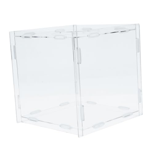 SOIMISS Transparente Acryl Losbox Abnehmbare und Montierbare Wahlurne für Spenden und Partys Vielseitige Stabile Raffle Ticket Box aus Hochwertigem Acrylmaterial von SOIMISS