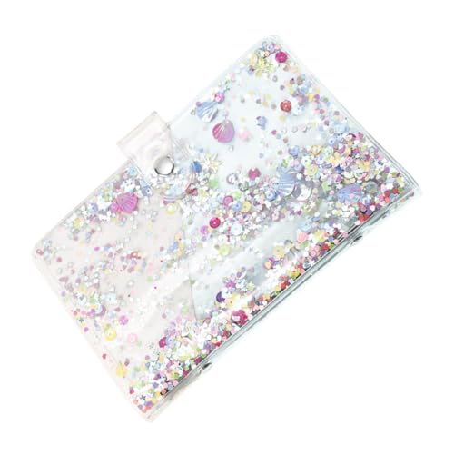 SOIMISS Transparente Loose Leaf Journal Binder Hülle mit Glitzer Stabiles Rutschfestes Notizbuchcover für Persönliche Scrapbooks und Ordner Leicht und Langlebig für Schule und Büro SOIMISS Transparente Loose Leaf Journal Binder Hülle mit Glitzer Stabiles Rutschfestes Notizbuchcover für Persönliche Scrapbooks und Ordner Leicht und Langlebig für Schule und Büro von SOIMISS