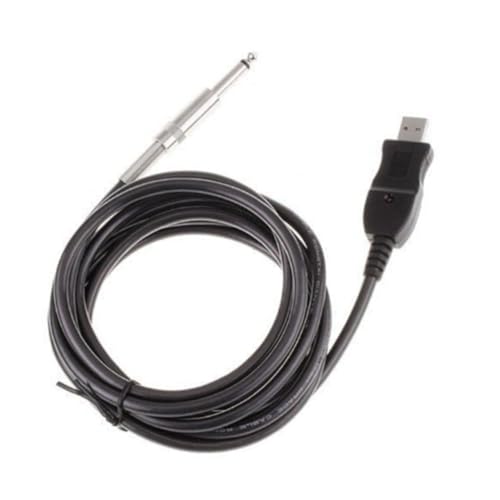 SOIMISS USB Gitarrenkabel mit Klinkenstecker Professionelles Geschirmtes Adapterkabel für PC Aufnahme Integrierter D Signalverstärkung Plug Play Schwarzes Robustes Design SOIMISS USB Gitarrenkabel mit Klinkenstecker Professionelles Geschirmtes Adapterkabel für PC Aufnahme Integrierter D Signalverstärkung Plug Play Schwarzes Robustes Design von SOIMISS