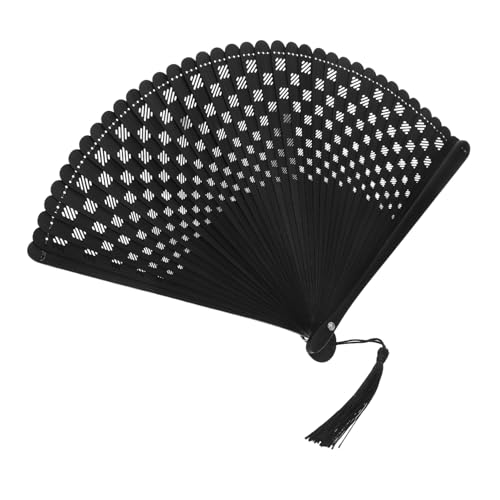 SOIMISS Vintage Handfächer Schwarz Leicht Ergonomisch Eleganter Retro Faltbarer Chinesischer Handheld Fächer Für Tanz Hochzeit Fotografie Accessoire SOIMISS Vintage Handfächer Schwarz Leicht Ergonomisch Eleganter Retro Faltbarer Chinesischer Handheld Fächer Für Tanz Hochzeit Fotografie Accessoire von SOIMISS