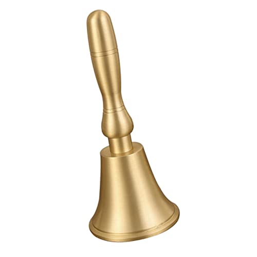 SOIMISS Vintage Handglocke aus Kupfer Musikalisches Instrument für und Restaurant Klassische Tischglocke Laute Handglocke für Büro Schule und Zuhause von SOIMISS