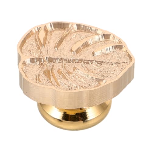 SOIMISS Vintage Monstera Wachsiegel Stempelkopf Metallstempel für Diy Bastelprojekte Einladungen und Retro Dekorationen Vielseitig Einsetzbar für Anwendungen SOIMISS Vintage Monstera Wachsiegel Stempelkopf Metallstempel für Diy Bastelprojekte Einladungen und Retro Dekorationen Vielseitig Einsetzbar für Anwendungen von SOIMISS