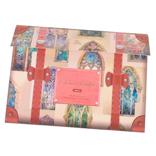 SOIMISS Vintage Scrapbook Papier Retro DIY Material für Tagebuch Notizbuch Fotoalben Bastelprojekte Dekorative Papiere mit Nostalgischen Mustern von SOIMISS