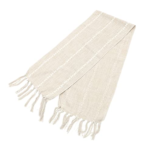 SOIMISS Vintage Tischläufer mit Quasten Handgewebter Baumwoll Leinen Mischung Dekorative Tischdecke für Esszimmer und Party Rustikaler Boho Stil für Gemütliche Tischdekoration SOIMISS Vintage Tischläufer mit Quasten Handgewebter Baumwoll Leinen Mischung Dekorative Tischdecke für Esszimmer und Party Rustikaler Boho Stil für Gemütliche Tischdekoration von SOIMISS