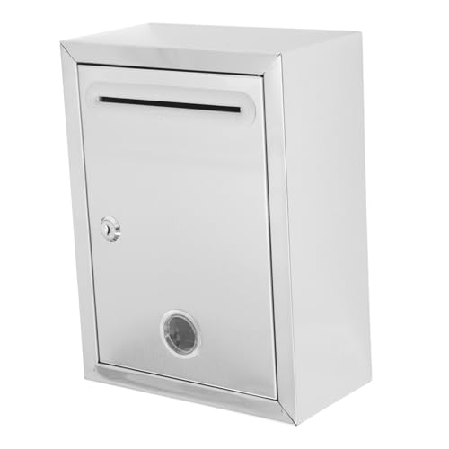 SOIMISS Vorschlagsbox mit Schloss Wandmontierbare Briefkasten Spendenbox für Verschiedene Anwendungen für Feedback Spenden und Abstimmungen von SOIMISS