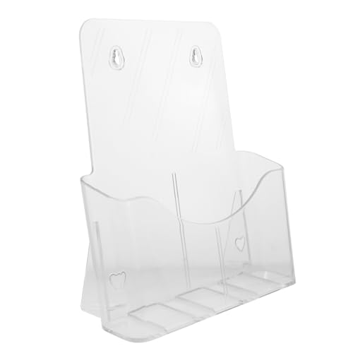 SOIMISS Wandmontierter Dokumentenhalter Transparente und Broschürenaufbewahrung für Schreibtisch und Büro für Zeitschriften Kataloge und Dokumente von SOIMISS