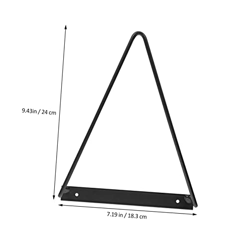 SOIMISS Wandmontierter Vinyl Schallplattenhalter aus Dreieckiger und Plattenständer Stabile Wandaufbewahrung für Bücher Vinylplatten Zeitschriften Platzsparendes Design Einfache von SOIMISS