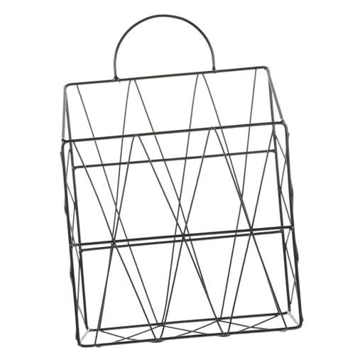 SOIMISS Wandmontierter Zeitschriftenhalter Schwarz Stabiler Eisen Bücherhalter und Organizer für Wohnzimmer Büro Badezimmer Platzsparendes Wandregal zur Aufbewahrung von Zeitungen und SOIMISS Wandmontierter Zeitschriftenhalter Schwarz Stabiler Eisen Bücherhalter und Organizer für Wohnzimmer Büro Badezimmer Platzsparendes Wandregal zur Aufbewahrung von Zeitungen und von SOIMISS