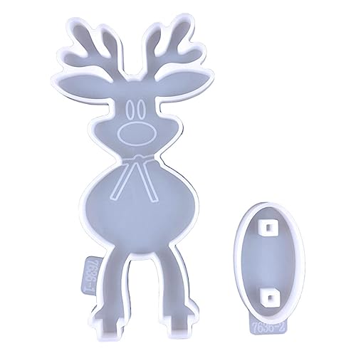 SOIMISS Weihnachts Elch Silikonform für DIY Bastelprojekte Dekoratives Gießwerkzeug für Epoxidharz für Kreative und Weihnachtsdekoration SOIMISS Weihnachts Elch Silikonform für DIY Bastelprojekte Dekoratives Gießwerkzeug für Epoxidharz für Kreative und Weihnachtsdekoration von SOIMISS