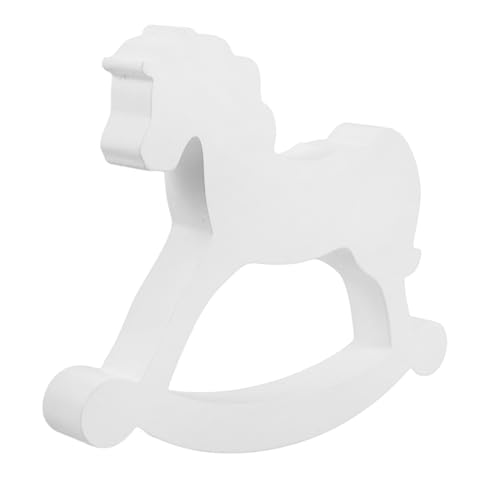 SOIMISS Weihnachtsschaukelpferd holzschaukelpferd holzspielzeug Dekorative Holzfigur Dekorative Figur weihnachtsfigur Pferdefigur Dekorative hängende Ornamente Weihnachtspferd hölzern Weiß SOIMISS Weihnachtsschaukelpferd holzschaukelpferd holzspielzeug Dekorative Holzfigur Dekorative Figur weihnachtsfigur Pferdefigur Dekorative hängende Ornamente Weihnachtspferd hölzern Weiß von SOIMISS
