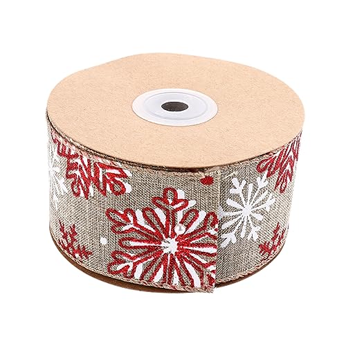 SOIMISS Weihnachtsschleifenband mit Klassischen Weihnachtsmustern Breites Geschenkband zum Basteln Dekoratives Geschenkverpackungsband für Weihnachtsbaum und DIY Schleifen SOIMISS Weihnachtsschleifenband mit Klassischen Weihnachtsmustern Breites Geschenkband zum Basteln Dekoratives Geschenkverpackungsband für Weihnachtsbaum und DIY Schleifen von SOIMISS